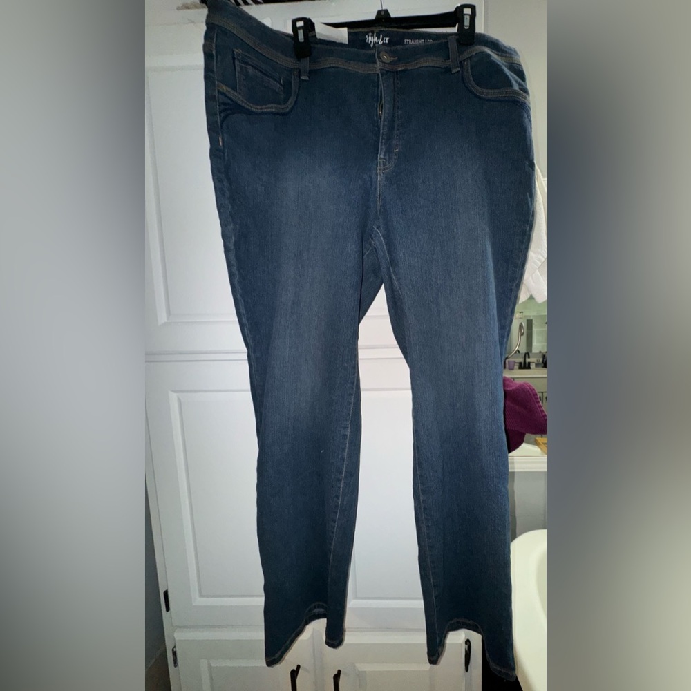 Brand new straight leg jeans